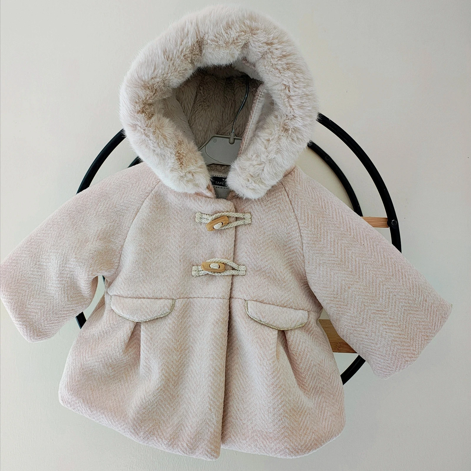 3 mois manteau chaud intérieur doublé tape a l'oeil